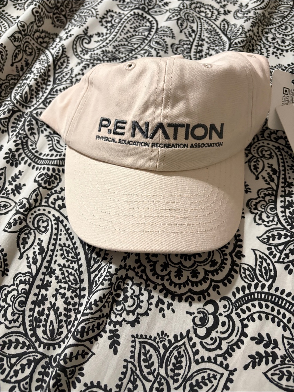 P.E NATION Blush Pink Logo Baseball Cap